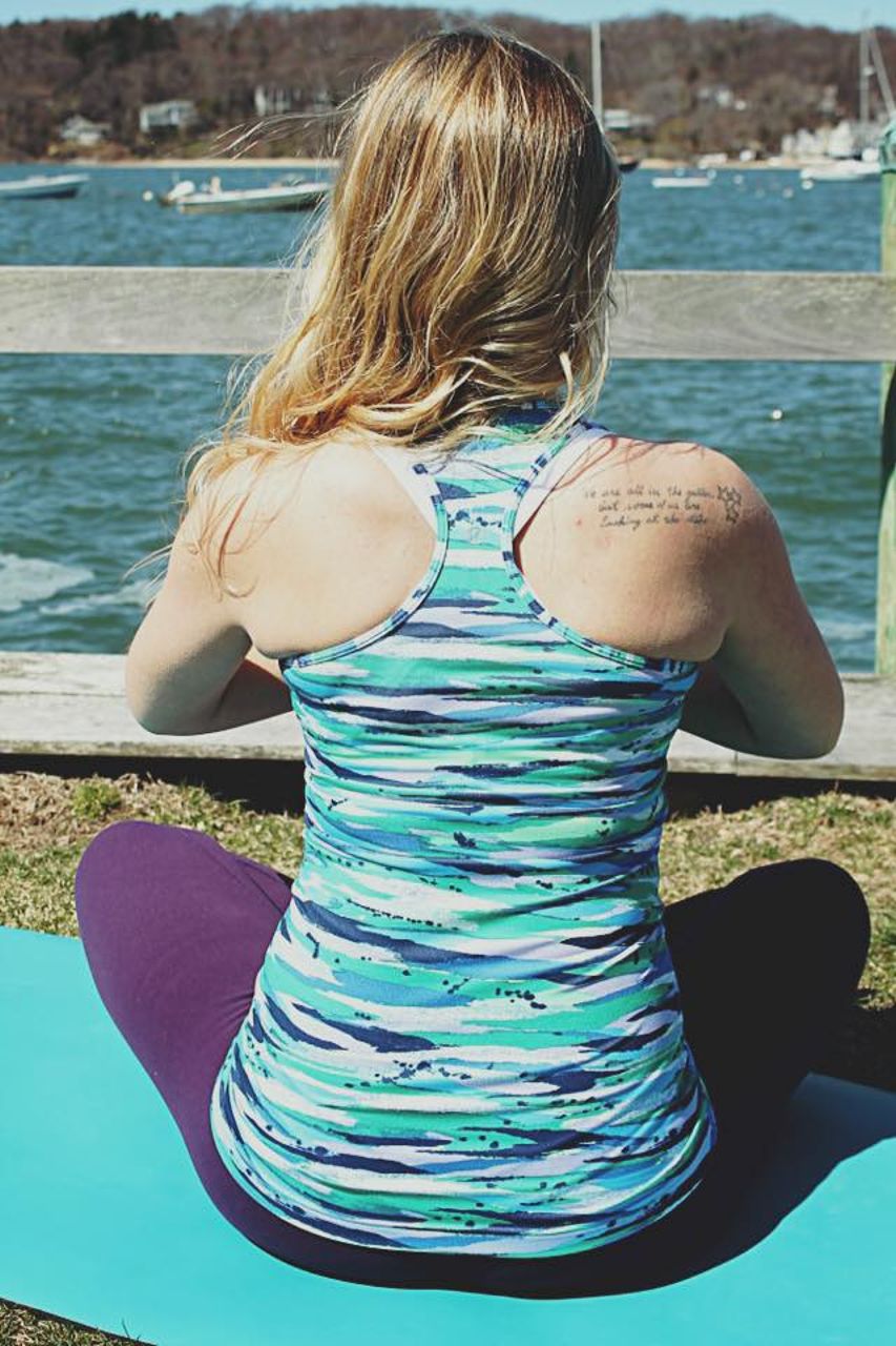 Lululemon Cool Racerback - Seven Wonders Multi