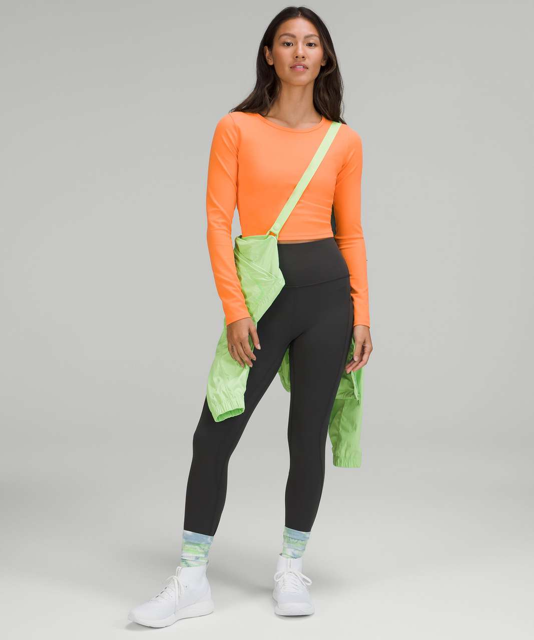 Lululemon Lightweight Cropped Jacket - Scream Green Light