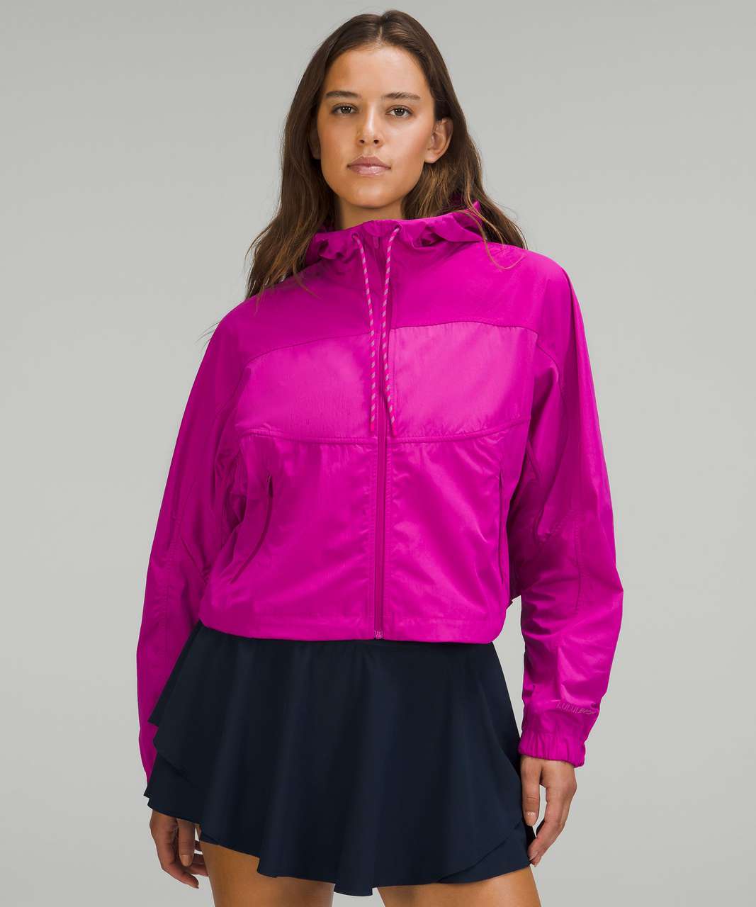 Lululemon Lightweight Hooded Jacket - Pink Lychee - lulu fanatics