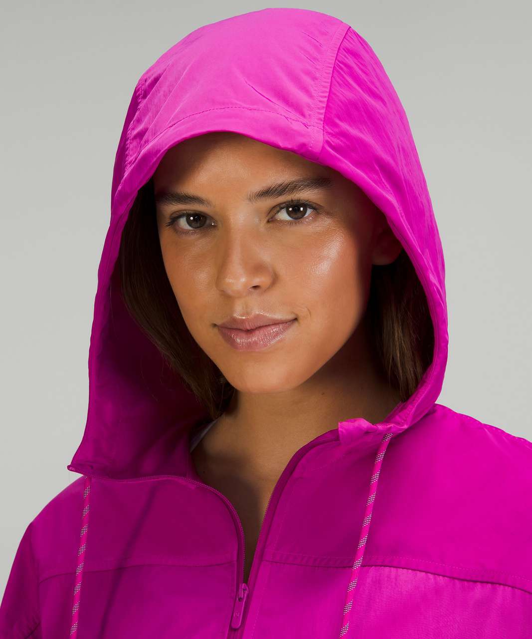 Lululemon Lightweight Cropped Jacket - Purple Highlight - lulu fanatics