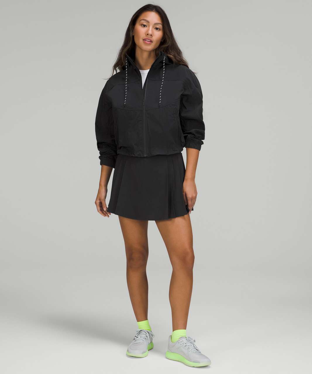 Lululemon Lightweight Cropped Jacket - Black - lulu fanatics