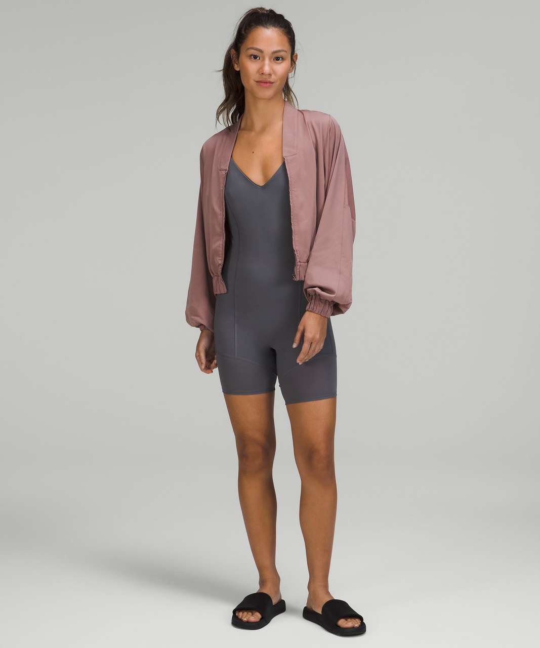 Lululemon lab Oversized-Fit Short Track Jacket - Twilight Mauve