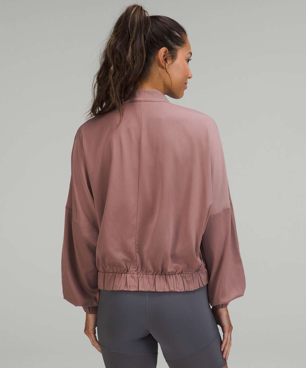 Lululemon lab Oversized-Fit Short Track Jacket - Twilight Mauve