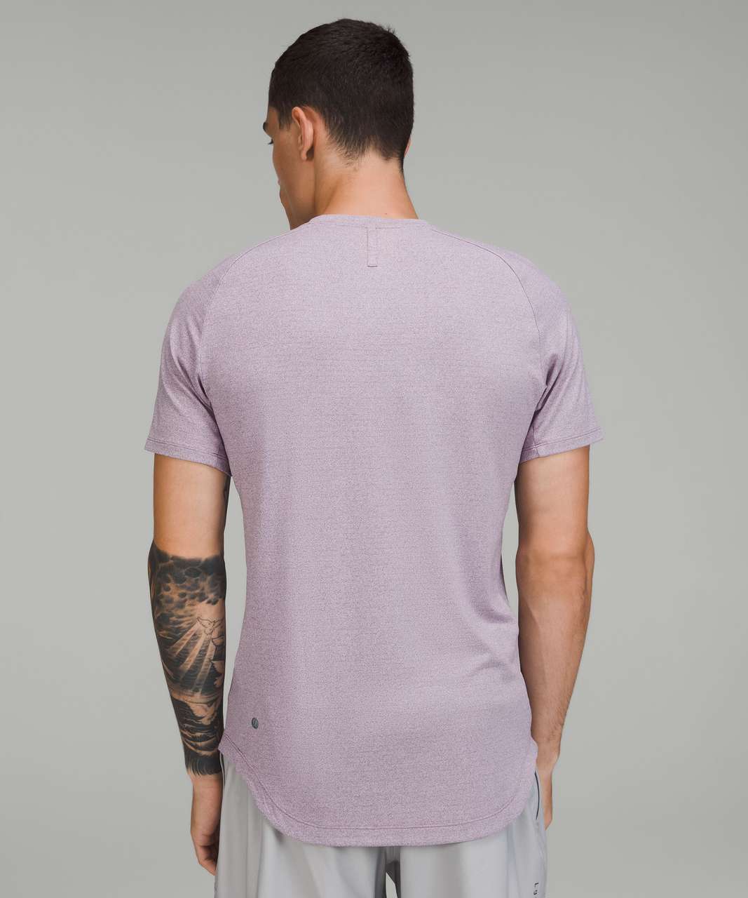 Lululemon Drysense Training Short Sleeve Shirt - Heathered Purple Ash