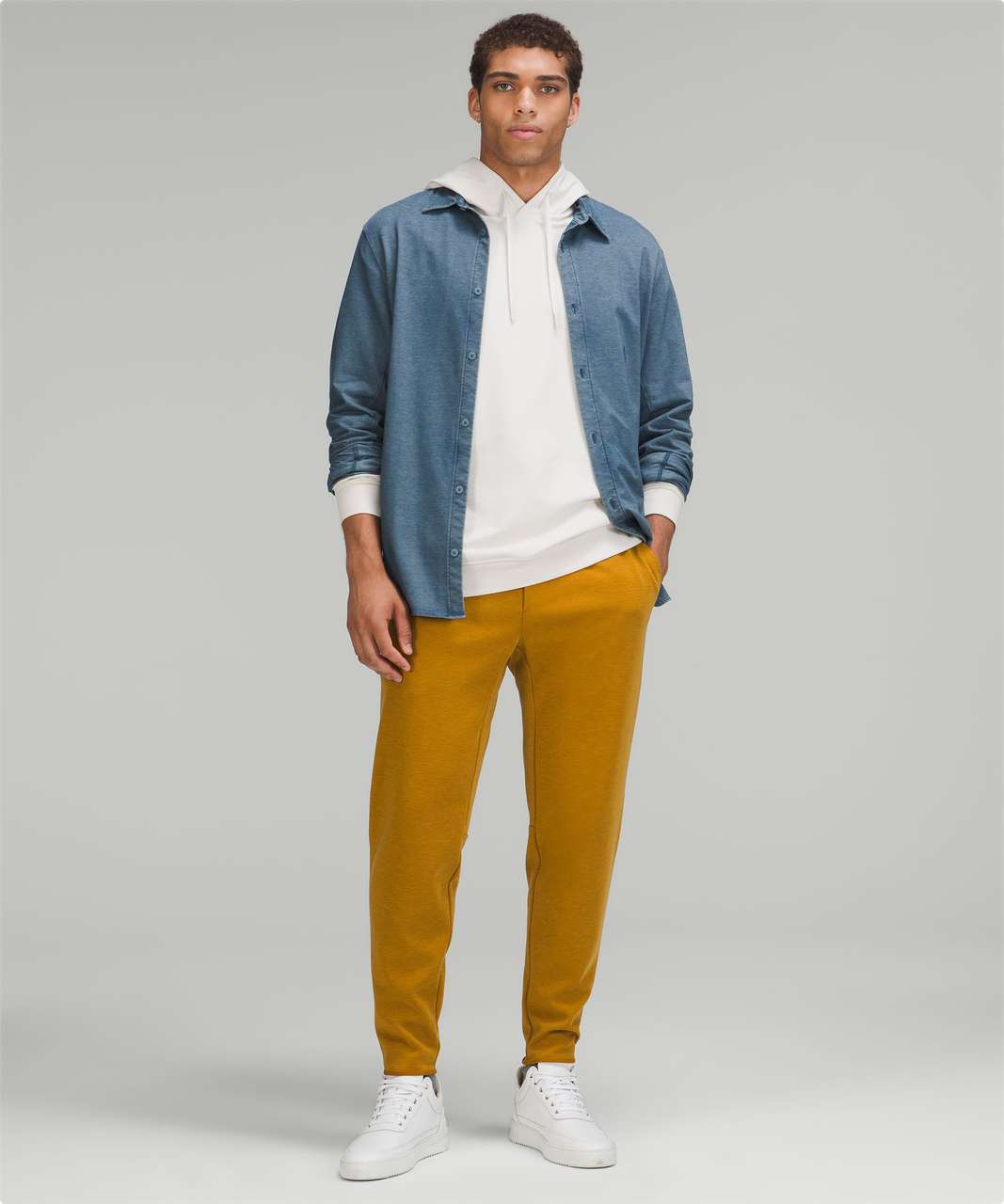 Lululemon GridLiner Fleece Jogger - Heathered Gold Spice - lulu