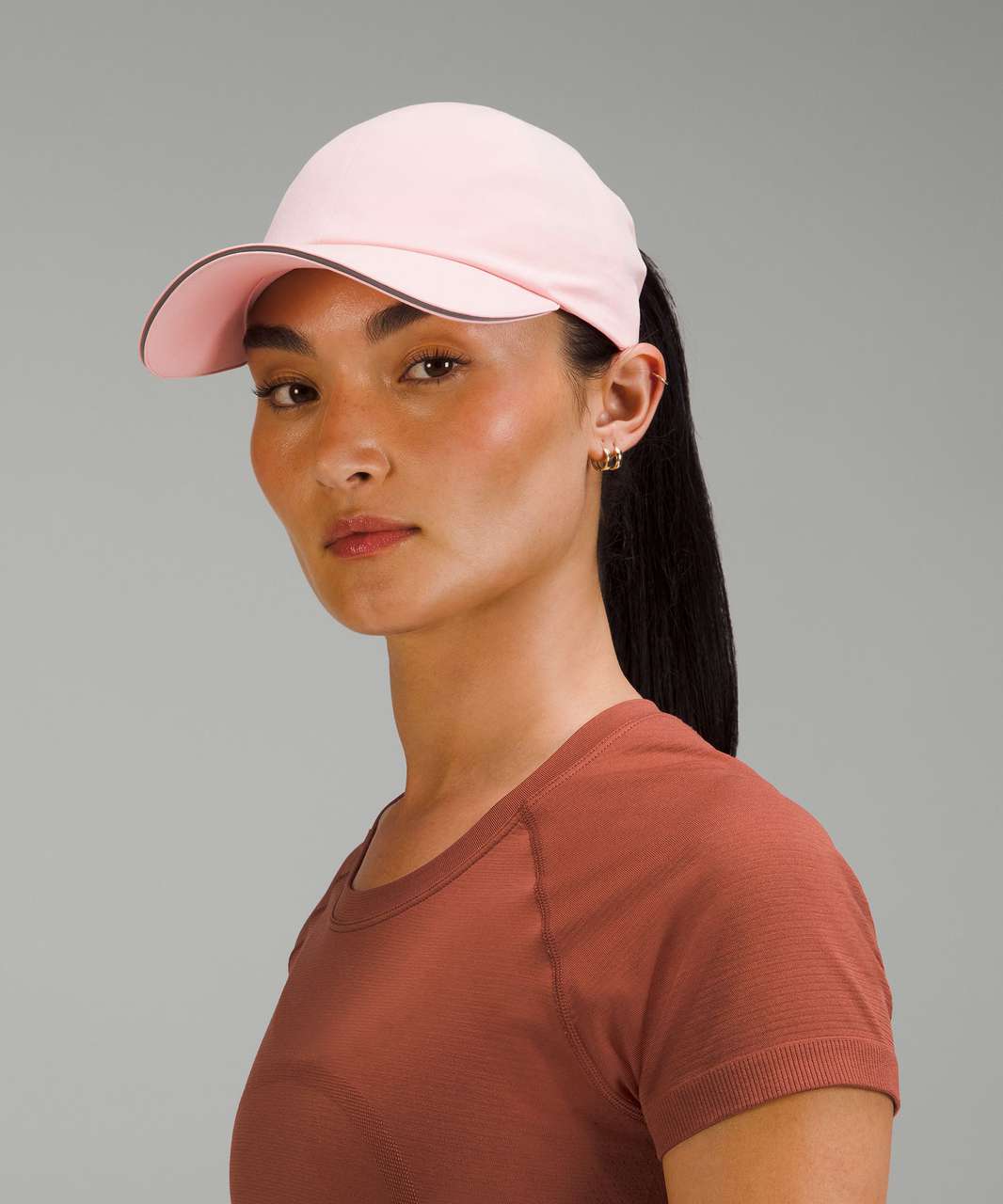 Lululemon Womens Fast and Free Ponytail Running Hat - Dew Pink