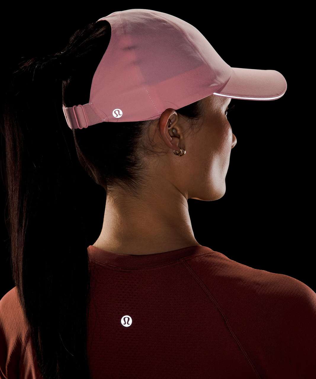 Lululemon Womens Fast and Free Ponytail Running Hat - Dew Pink