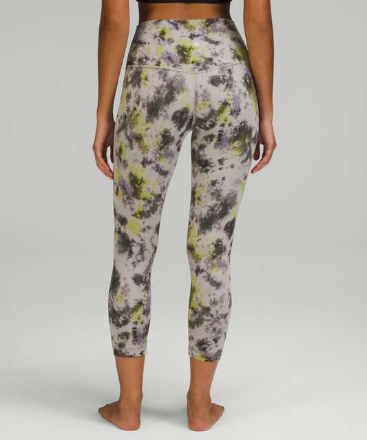 Lululemon Align High-Rise Crop 21 - Intertwined Camo Deep Coal Multi -  lulu fanatics