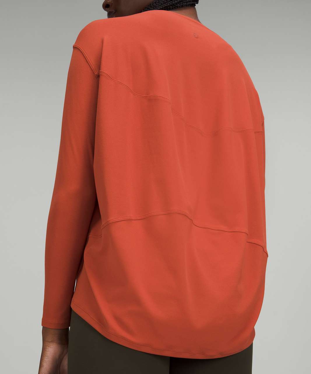 Lululemon Back in Action Long Sleeve Shirt *Nulu - Red Rock