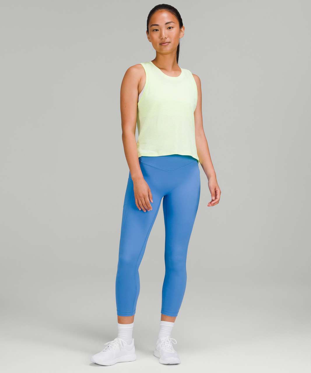 lululemon athletica All The Right Places High-rise Drawcord Waist Crop 23  in Gray