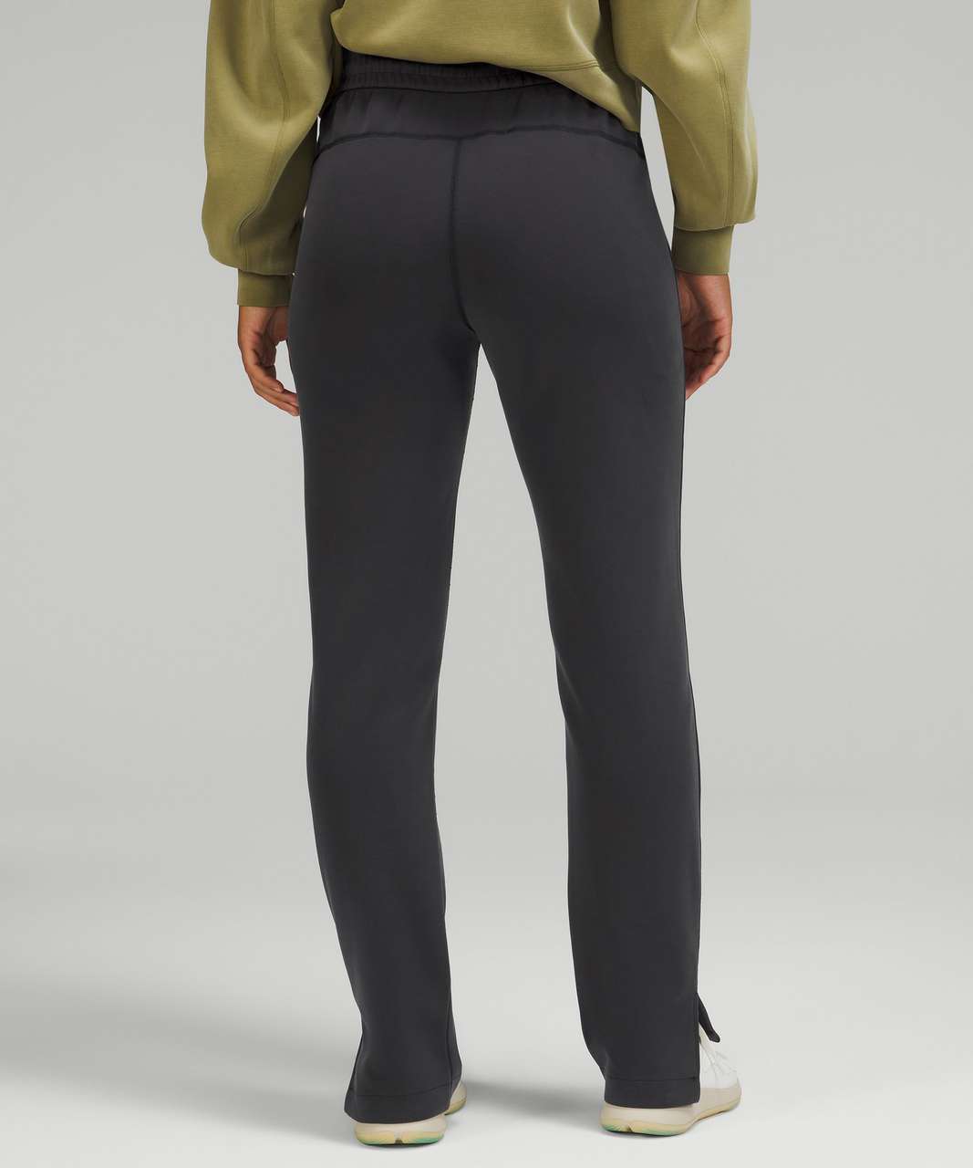 Lululemon Brushed Softstreme Split-Hem High-Rise Pant - Smoked