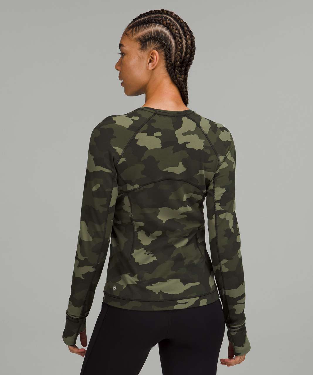 Lululemon Its Rulu Run Long Sleeve Shirt - Heritage Camo Jacquard Vapor  Gull Grey - lulu fanatics