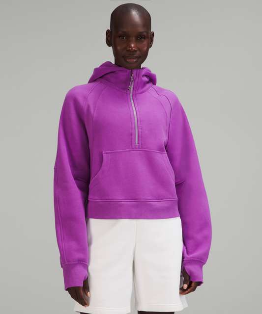 Lululemon Scuba Oversized Half-Zip Hoodie - Mulled Wine - lulu fanatics