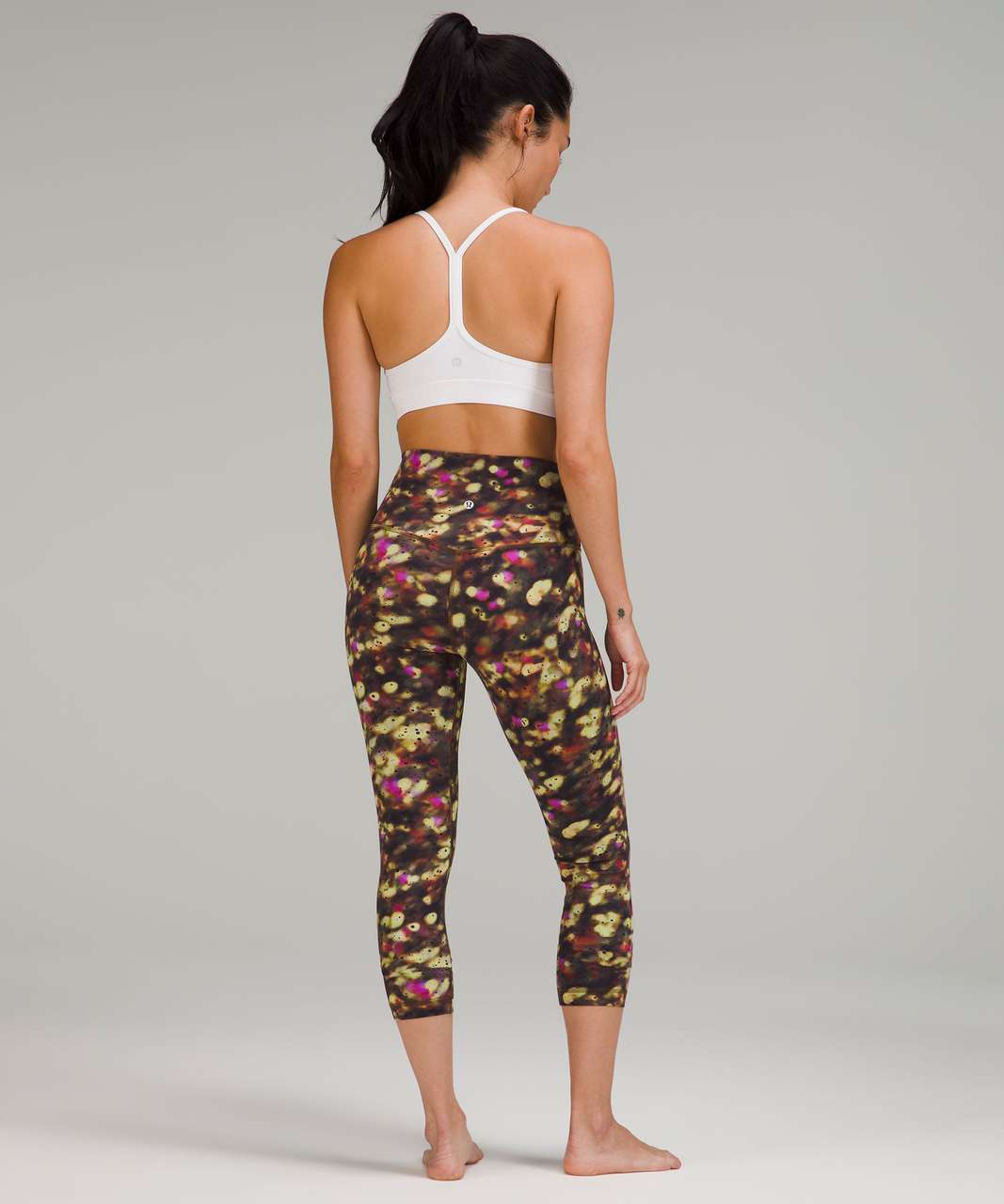 Lululemon Align High-Rise Crop 23" - Soft Focus Splatter Green Multi