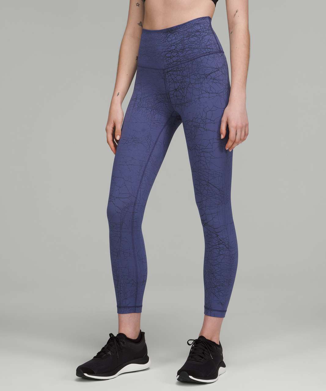 Lululemon Wunder Train High-Rise Tight 28 - Blaze Black - lulu fanatics