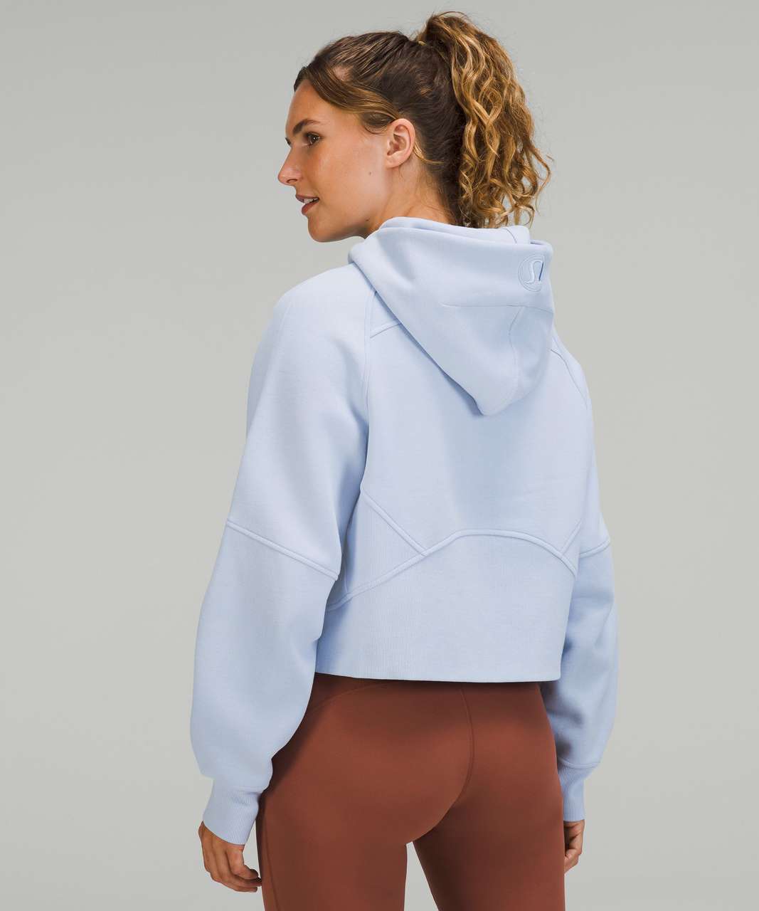 Lululemon Scuba Oversized Full Zip - Blue Linen