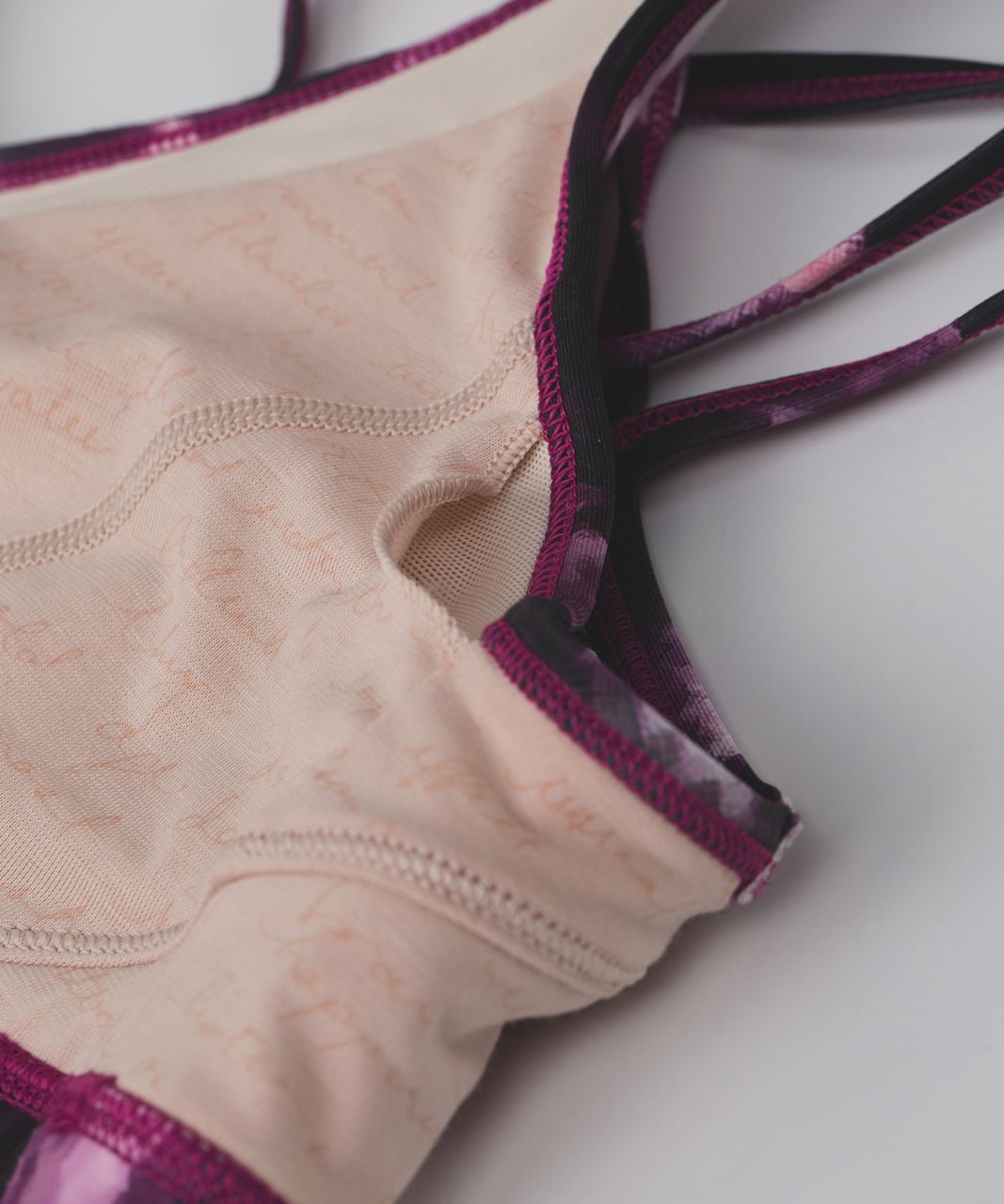 Lululemon Strap It Like Its Hot Bra - Mini Blooming Pixie Raspberry ...