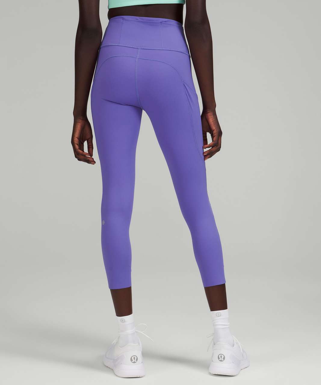 Lululemon Fast and Free High-Rise Crop 23 - Charged Indigo - lulu