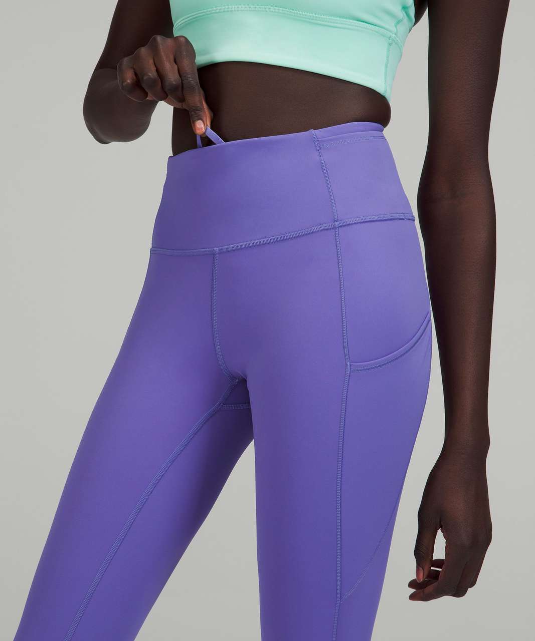 Lululemon Fast and Free High-Rise Crop 23" - Charged Indigo