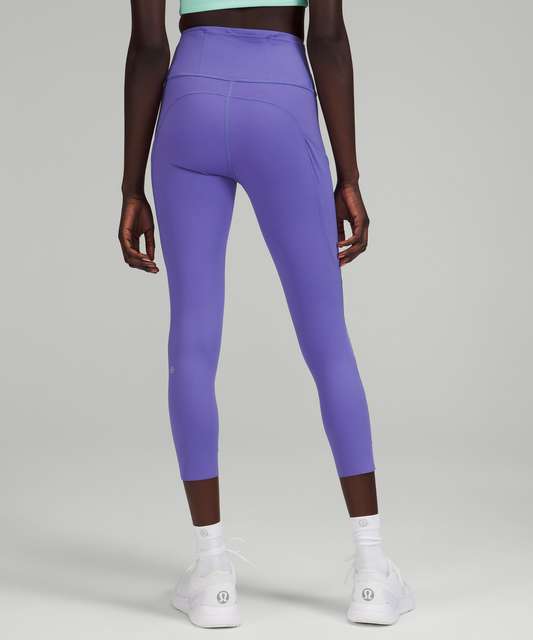 Lululemon Fast and Free High-Rise Crop 23 - Wild Berry - lulu