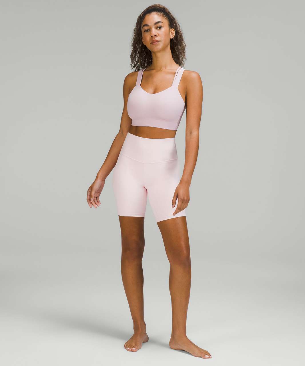 Lululemon Like a Cloud Longline Bra *Light Support, D/DD Cup - Pink Peony -  lulu fanatics