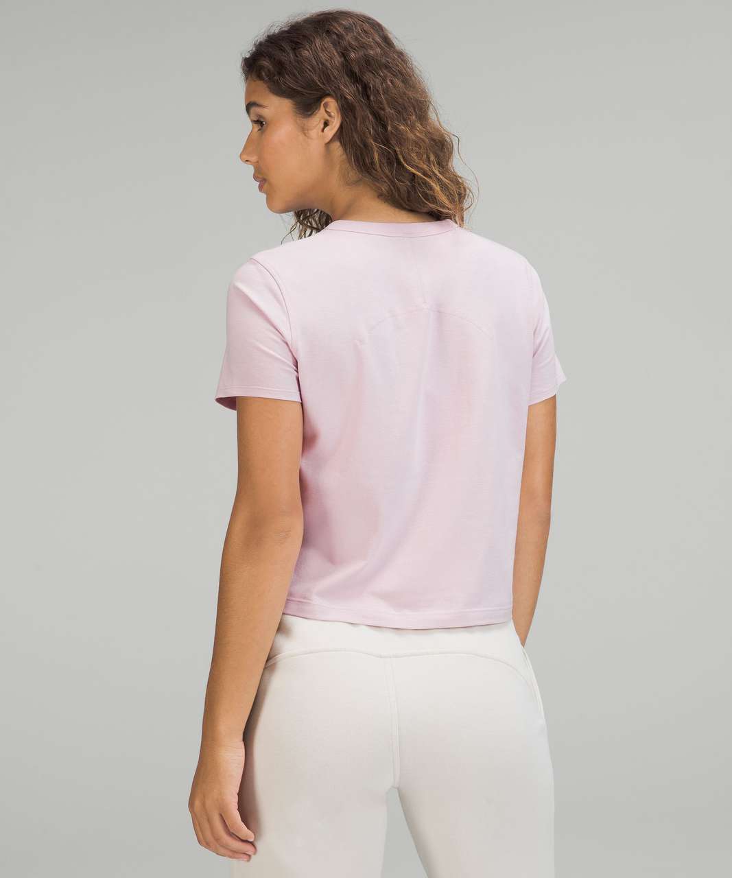 Lululemon Classic-Fit Cotton-Blend T-Shirt - Pink Peony - lulu