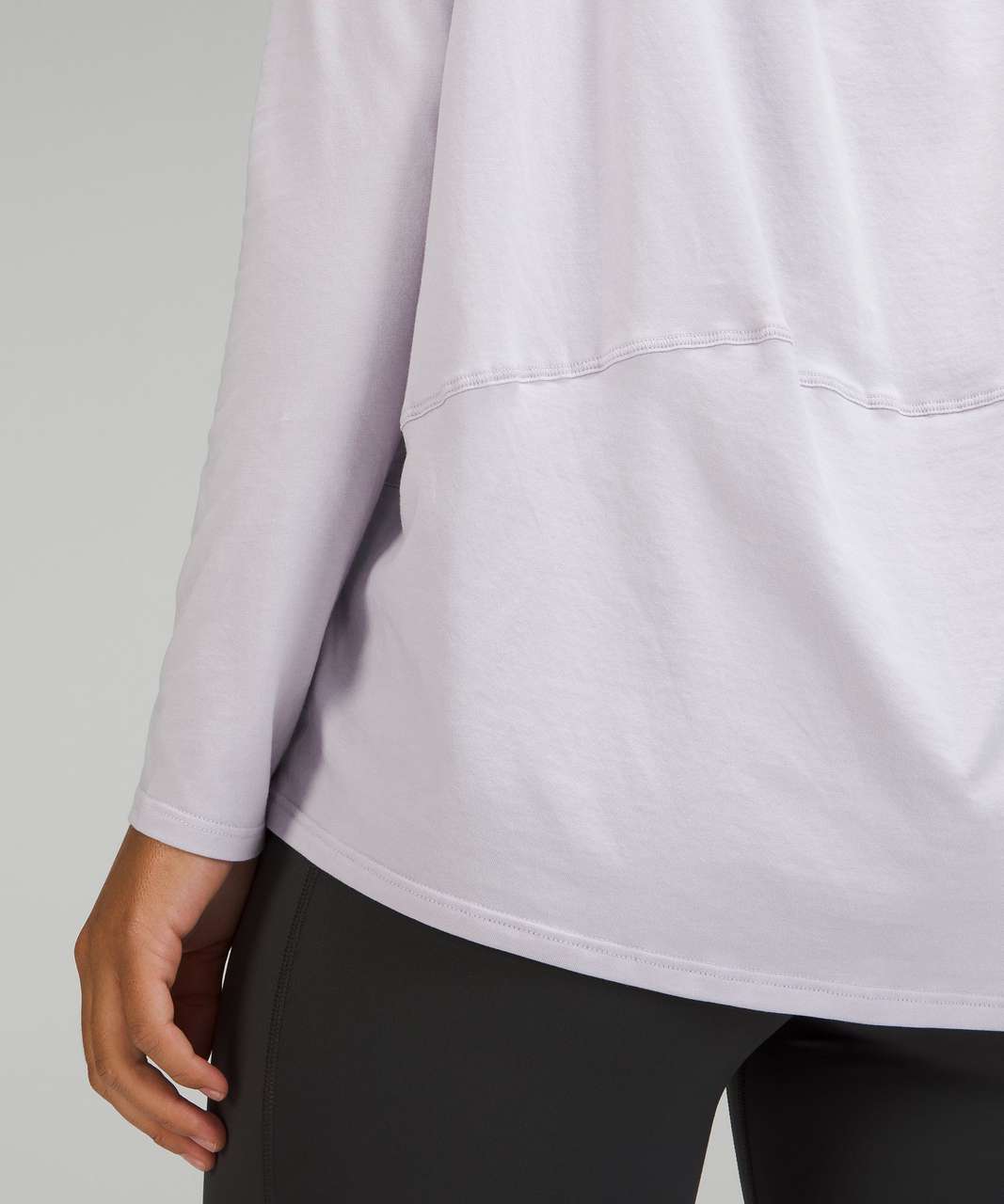 Lululemon Back in Action Long Sleeve Shirt - Faint Lavender