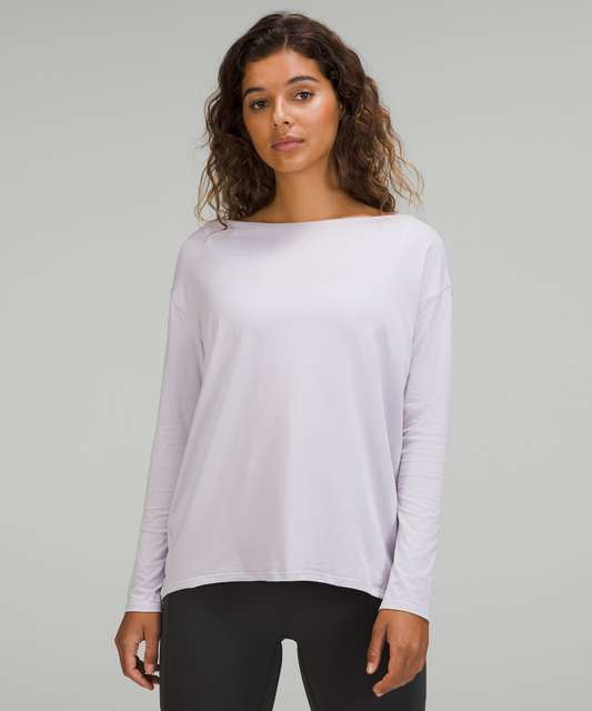 Lululemon Back in Action Long Sleeve *Rulu - Frosted Mulberry - lulu ...