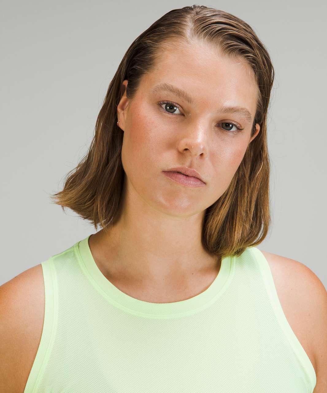 Lululemon High-Neck Running and Training Tank Top - Faded Zap