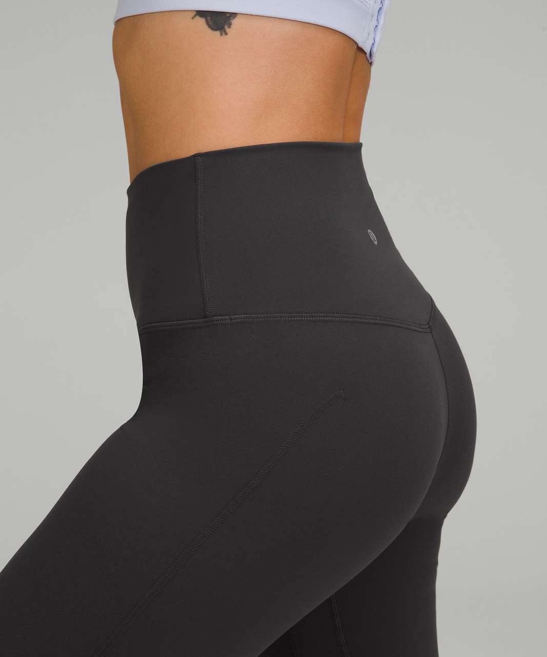 Lululemon Align Scalloped Hem High-Rise Leggings 25 in Black