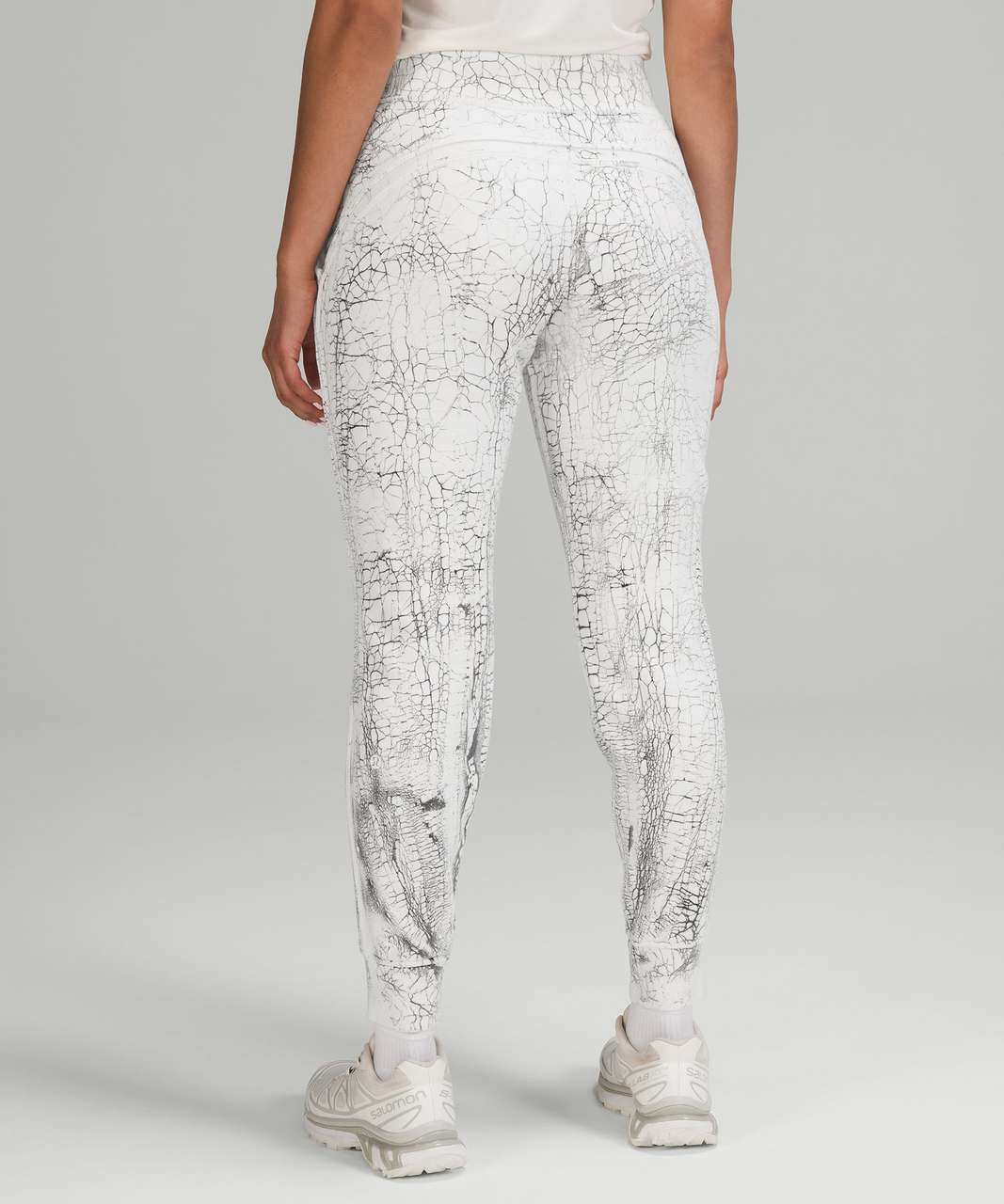 Lululemon Warm Down Jogger *7/8 Length - Thread Dye White Black