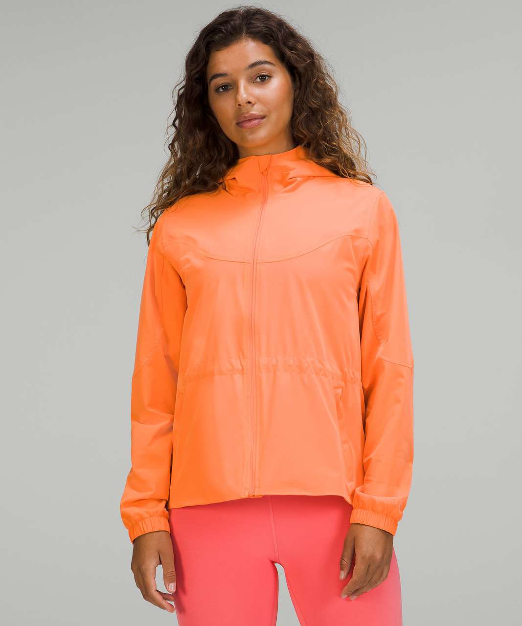 Lululemon Packable Water-Repellent Jacket - Orange Frappe