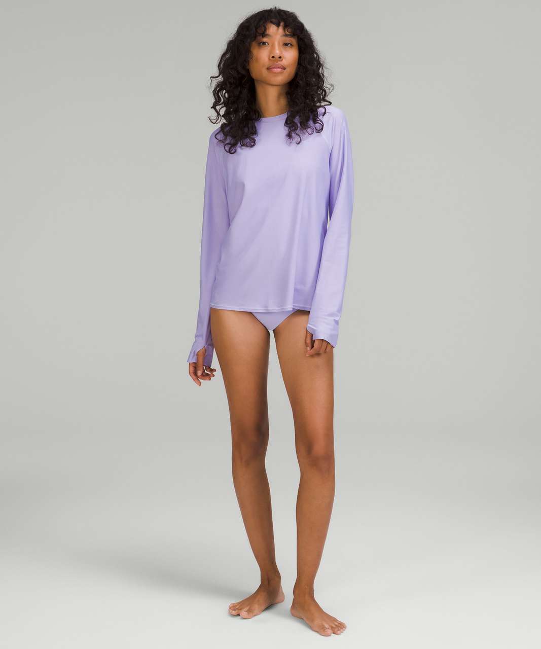 Lululemon Waterside UV Protection Long-Sleeve Rash Guard - Dusky