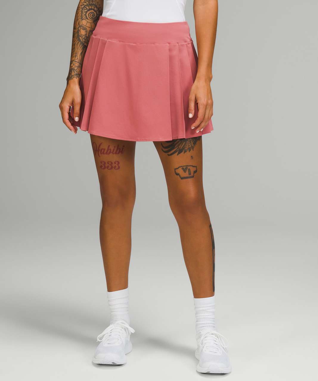 Lululemon Side-Pleat High-Rise Tennis Skirt - Brier Rose