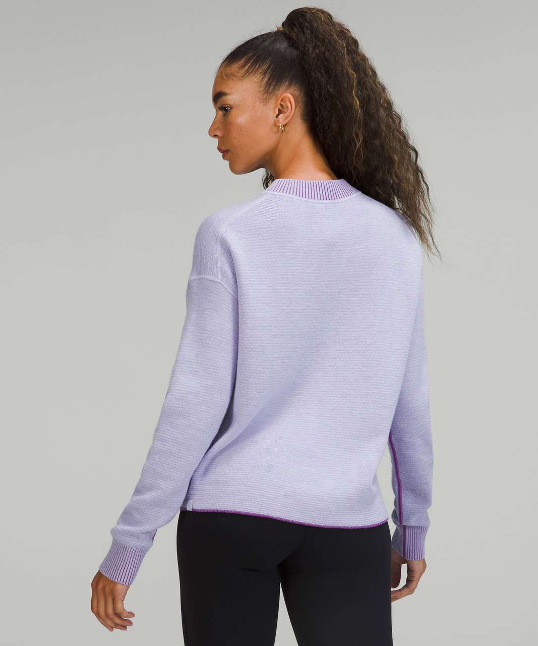 Lululemon Reversible Double-Knit Crew Neck Sweater - Faint 