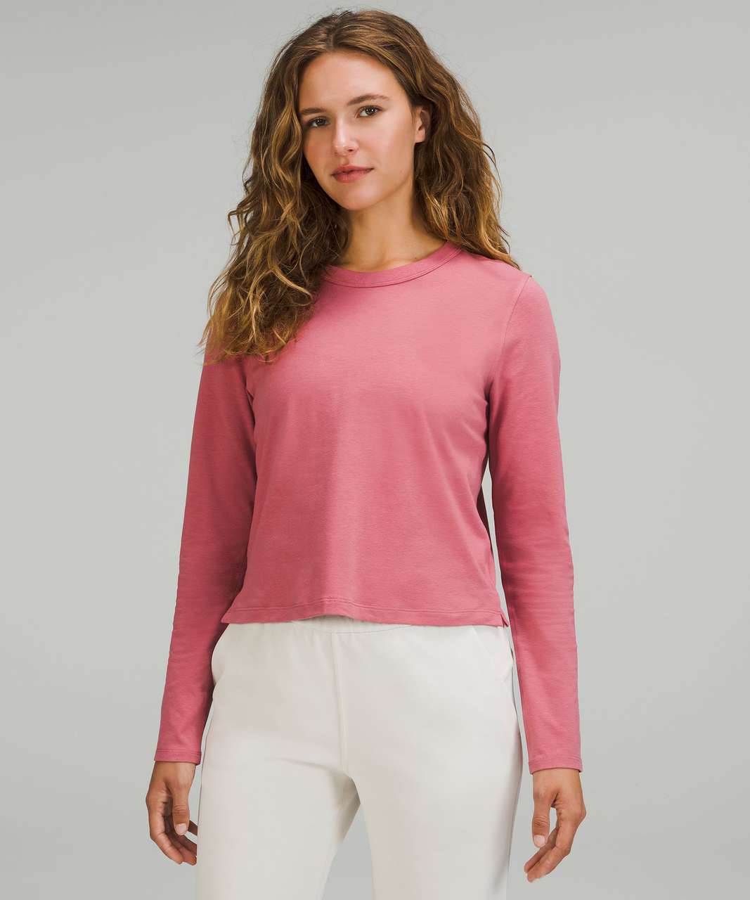 Lululemon Classic-Fit Cotton-Blend Long-Sleeve Shirt - Velvet Dust - lulu  fanatics