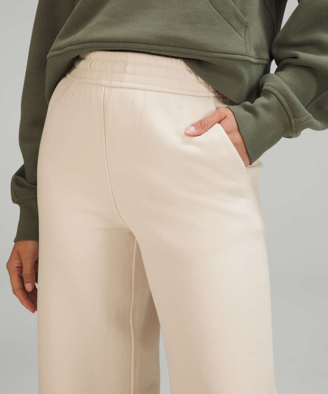 Lululemon Wide-Leg High Rise Crop 19 - Spiced Chai - lulu fanatics