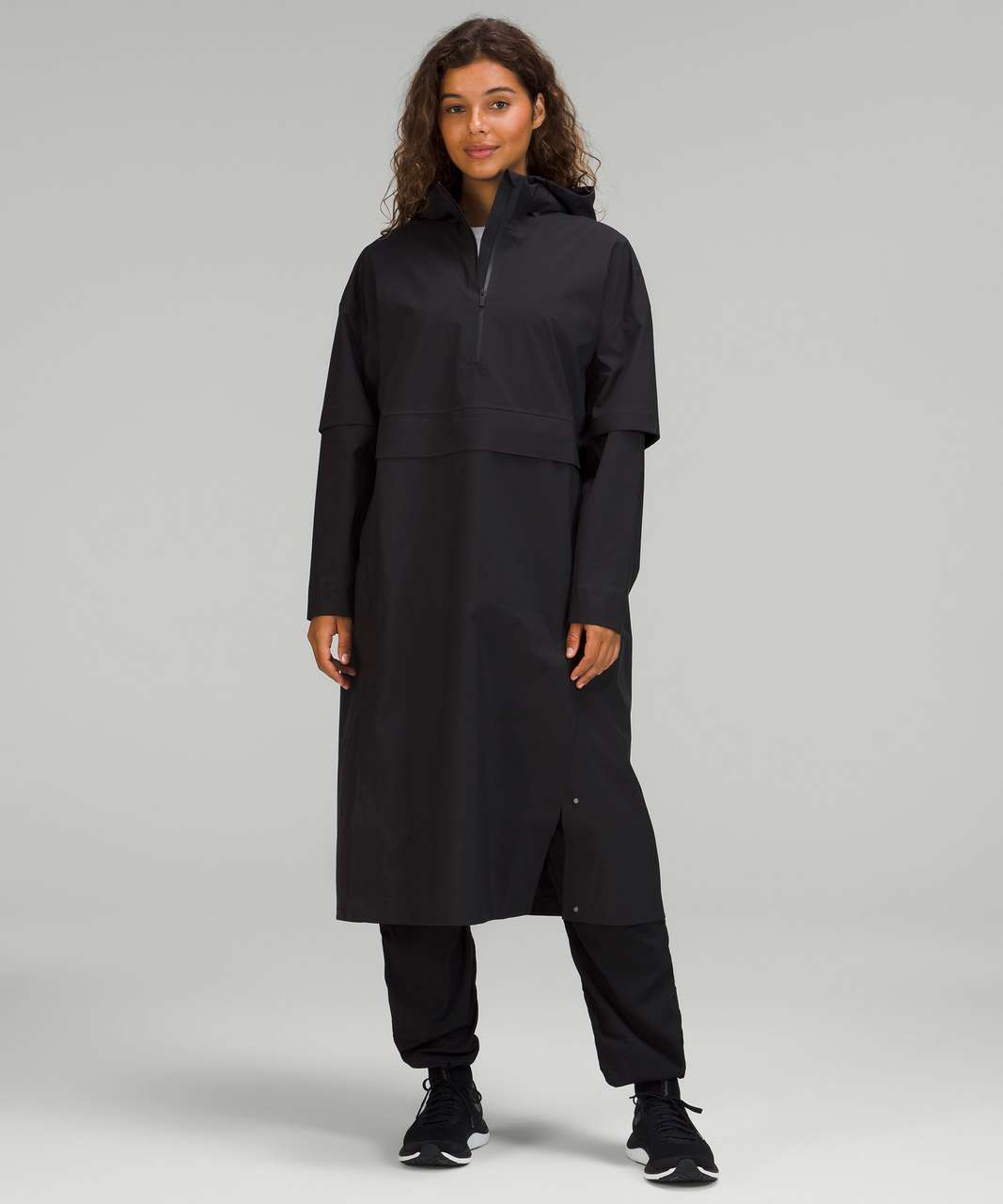 Lululemon Waterproof Rain Poncho - Black