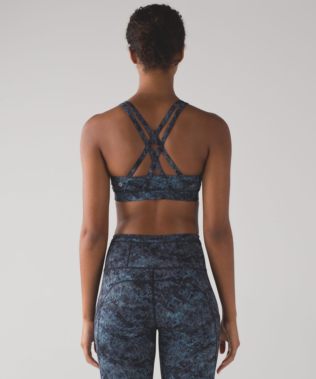 Lululemon Energy Bra (Nulux) - Fairisle Multi Black