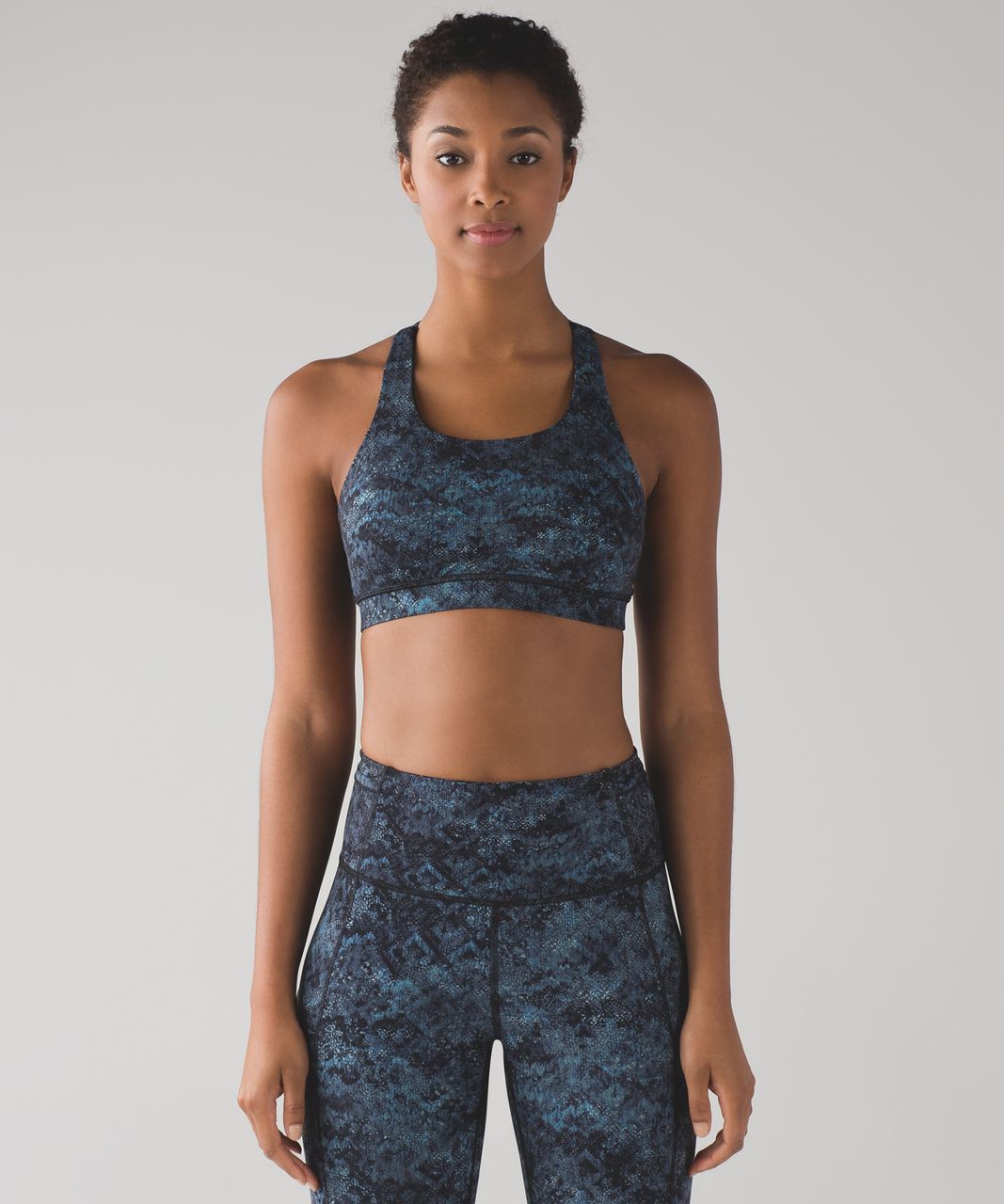 Lululemon Energy Bra *20Y Collection 20YR Manifesto Embossed Dark