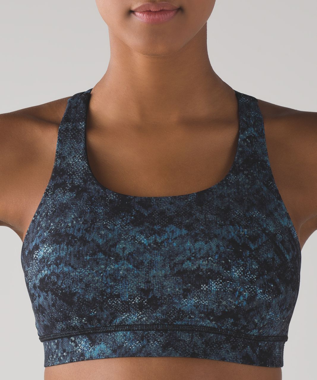 Lululemon Energy Bra (Nulux) - Fairisle Multi Black