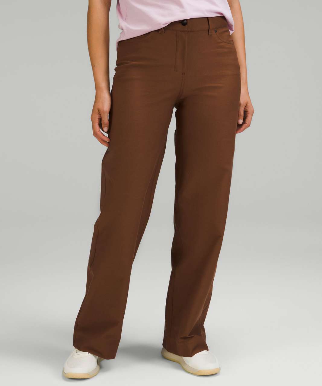 NWOT LULULEMON City Sleek Pant Cognac Brown 5 Pocket Women's Size