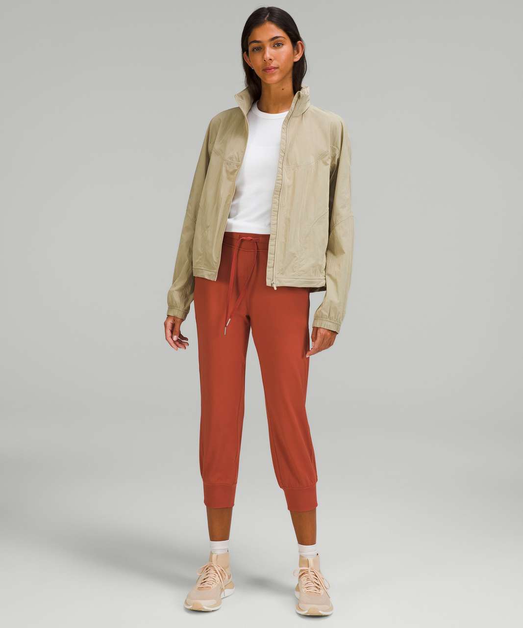 Lululemon Ready to Rulu High-Rise Cropped Jogger - Red Rock