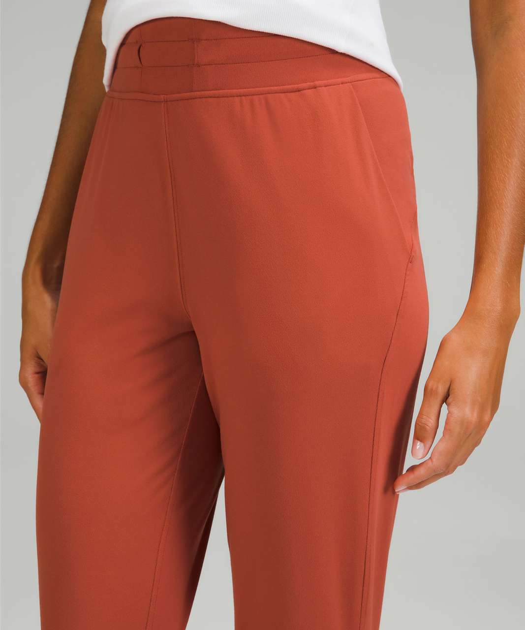 Lululemon Ready to Rulu High-Rise Cropped Jogger - Red Rock