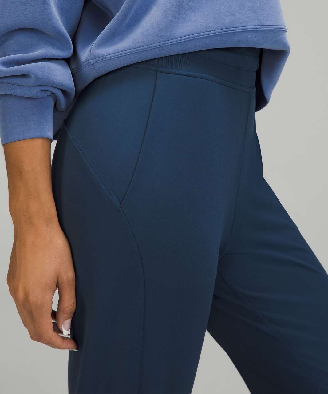 Lululemon Ready to Rulu High-Rise Cropped Jogger - Mineral Blue