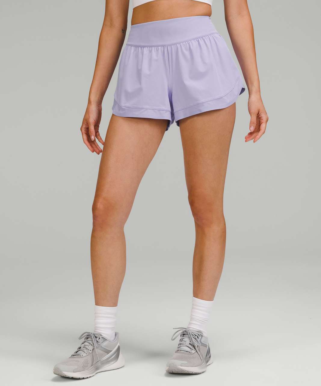 Lululemon Calm Tides Lined Running Short 2.5" - Lilac Smoke