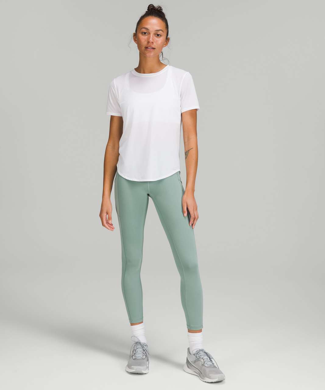 New Lululemon Invigorate High-Rise Tight Legging 25 Smoked Spruce Size 16