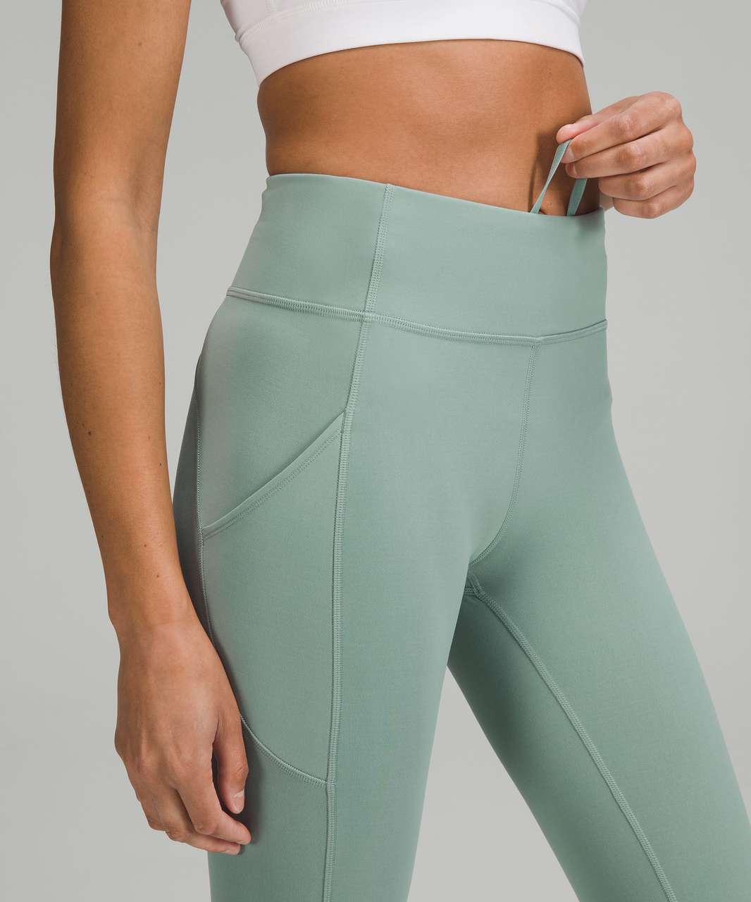 NWT Lululemon Invigorate High-Rise Tight 25 Smoked Spruce Size 0