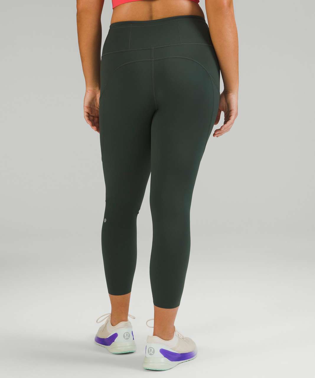 Lululemon Fast and Free Tight II 25 *Non-Reflective Nulux - Golden Lime -  lulu fanatics