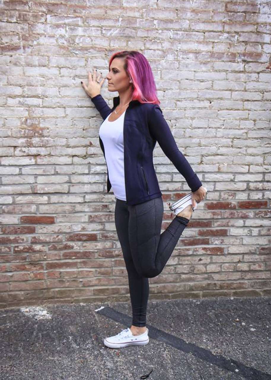 Lululemon Speed Tight V - Power Luxtreme Variegated Knit Black Heathered  Black - lulu fanatics